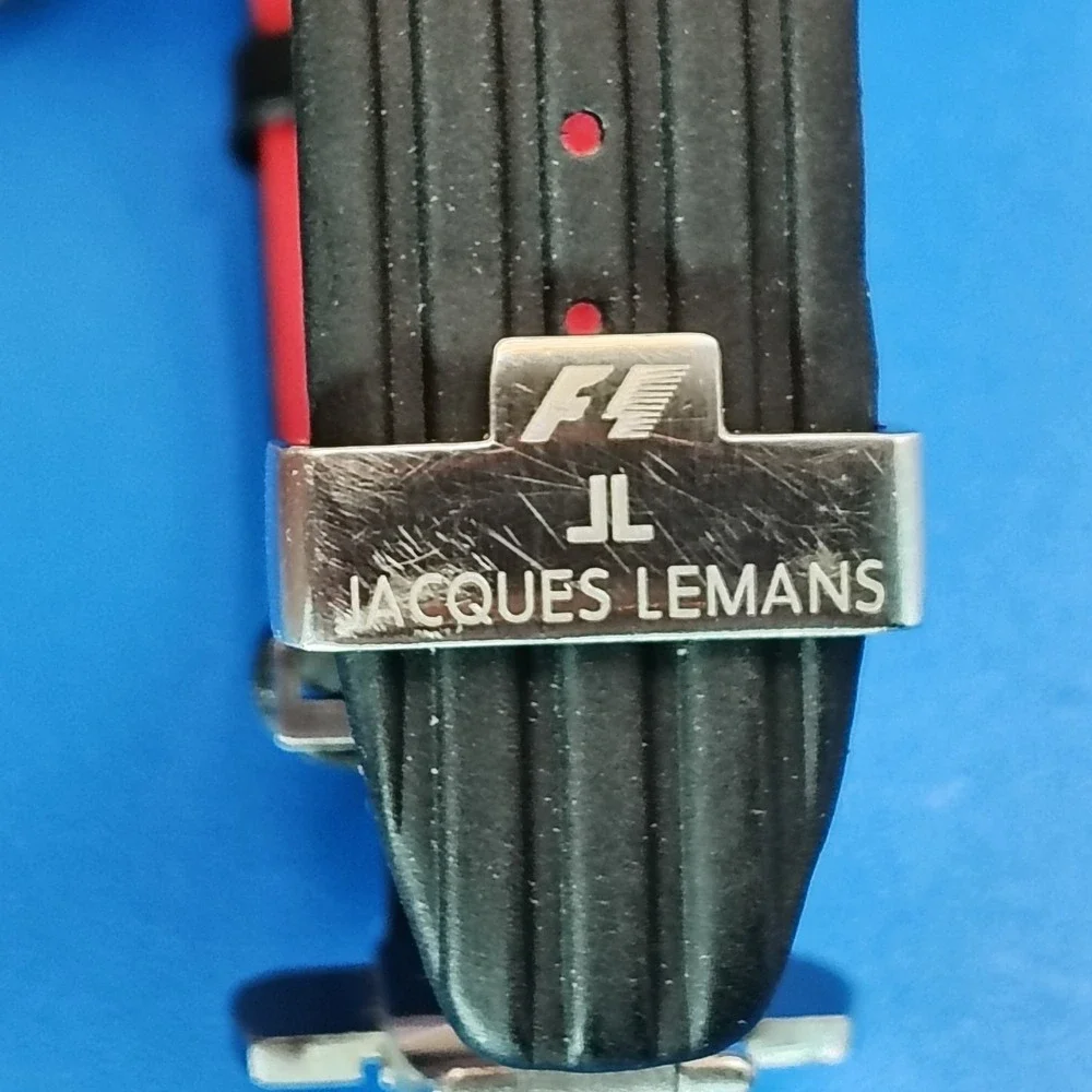 Vintage 2010 Jacques LeMans Formula 1 Ani-Digi Dual Time 43mm Mens Quartz‎ Watch
